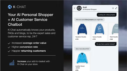 K‑Chat AI Chatbot for Fashion screenshot