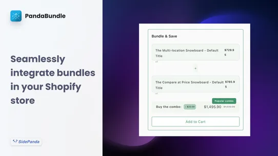 Panda Bundle &amp; Volume Discount screenshot