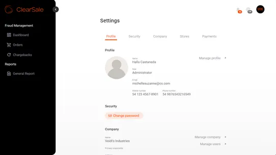 ClearSale Fraud Protection screenshot