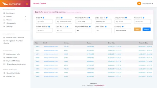 ClearSale Fraud Protection screenshot