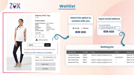 ZOX Zipcode Check &amp; Validate screenshot