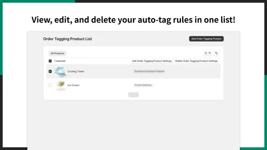 UR: Auto Tag Orders screenshot