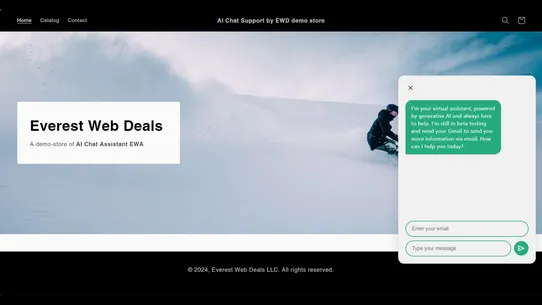 AI Chat Assistant EWA screenshot