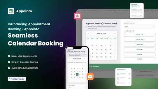 Appointment Booking App ointo screenshot