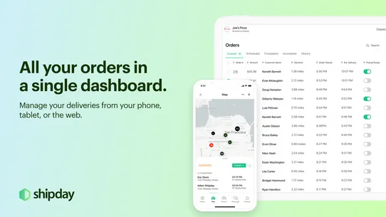 Shipday Local Delivery App screenshot