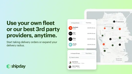 Shipday Local Delivery App screenshot