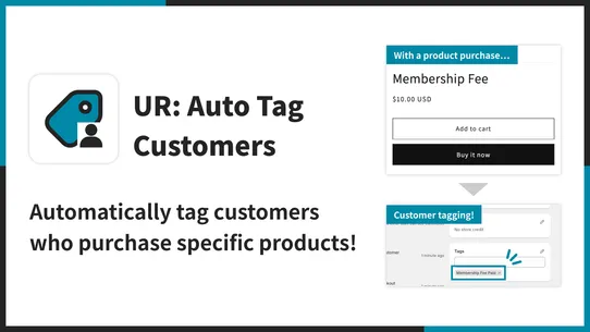UR: Auto Tag Customers screenshot