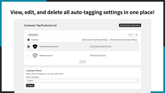 UR: Auto Tag Customers screenshot