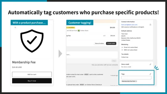 UR: Auto Tag Customers screenshot