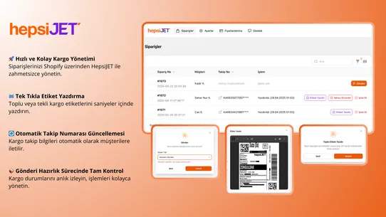 HepsiJET screenshot