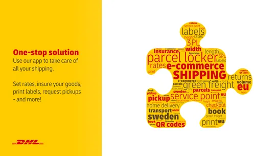 DHL eCom Sweden screenshot