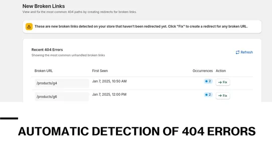 Seo Wizard ‑ 404 Redirect screenshot