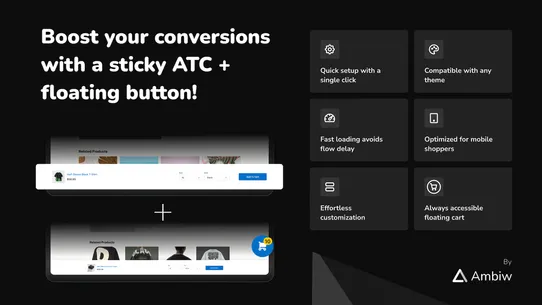 Ambiw‑Sticky Add To Cart screenshot