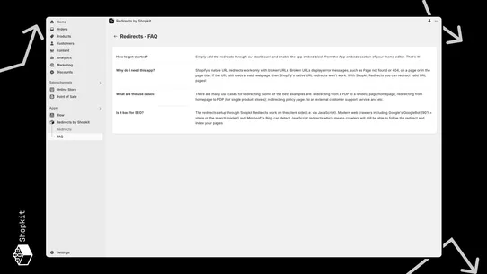 Shopkit Redirects screenshot