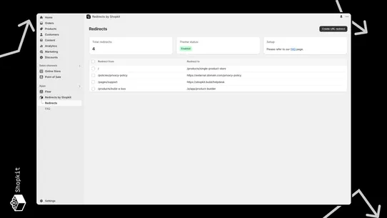 Shopkit Redirects screenshot