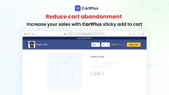 CartPlus ‑ Sticky Add to Cart screenshot