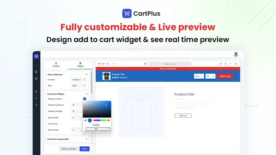 CartPlus ‑ Sticky Add to Cart screenshot