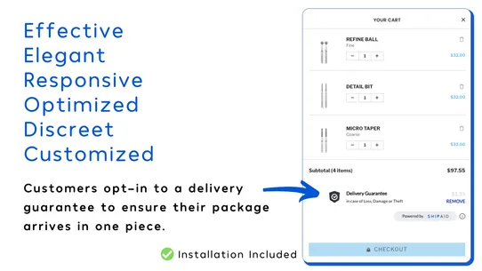 ShipAid ‑ Shipping Guarantee screenshot