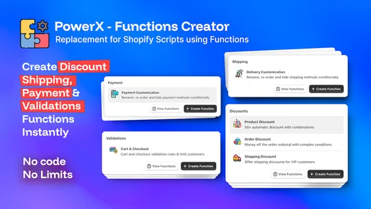 PowerX ‑ Functions Creator screenshot