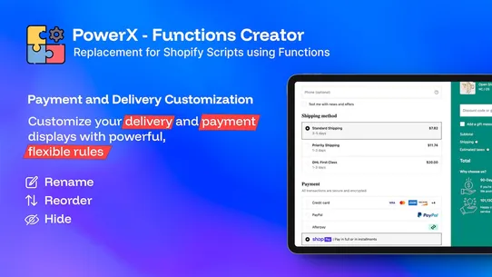 PowerX ‑ Functions Creator screenshot