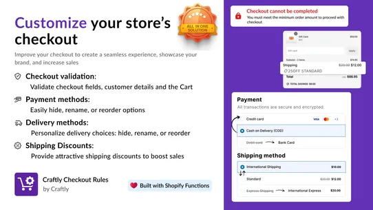 Advanced Checkout Rules &amp; COD screenshot