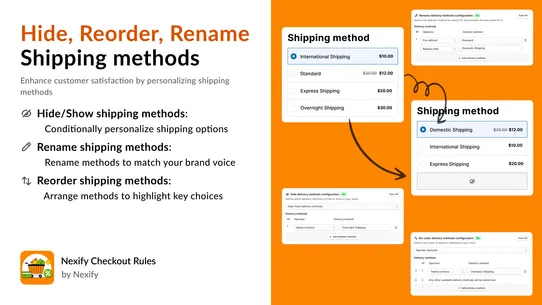 Nexify Checkout Rules screenshot