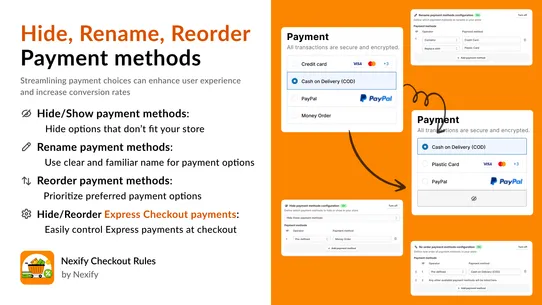 Nexify Checkout Rules screenshot