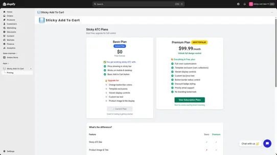 Sticky Add To Cart screenshot