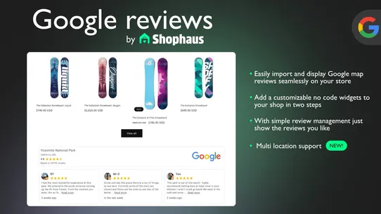 Shophaus Google reviews screenshot