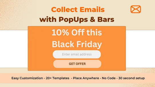 Super Pop Ups &amp; Email Popups screenshot