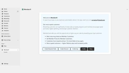 MemberX screenshot