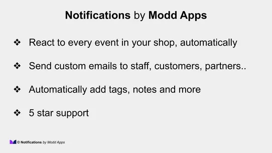 Notifications by Modd Apps screenshot