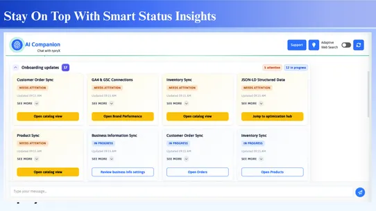 noryX: AI growth automation screenshot