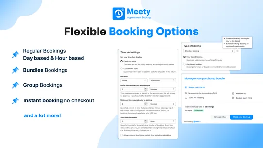 Appointment Booking App: Meety screenshot