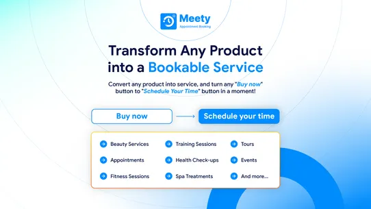 Meety: Appointment Booking App screenshot