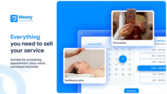 Meety: Appointment Booking App screenshot