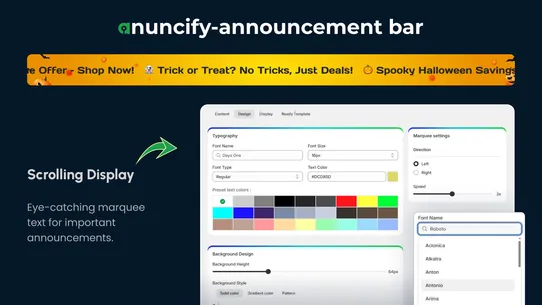 Anuncify ‑ Announcement Bar screenshot