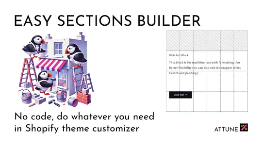 Theme Sections Builder &amp; Rules screenshot