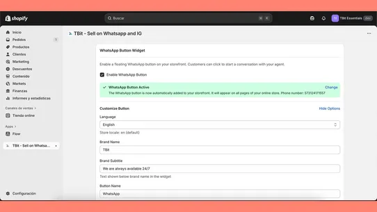 TBit ‑ Whatsapp &amp; Instagram screenshot