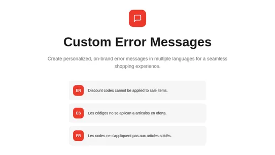 DCB ‑ Discount Code Blocker screenshot