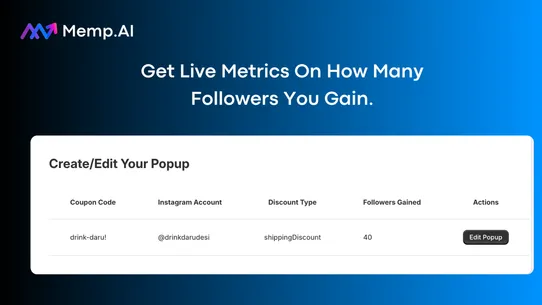 Memp.AI ‑ Social Media Growth screenshot