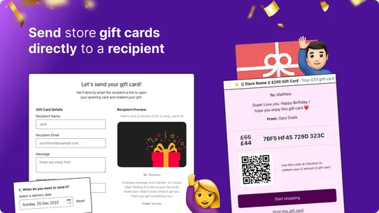 Go Gift Cards screenshot