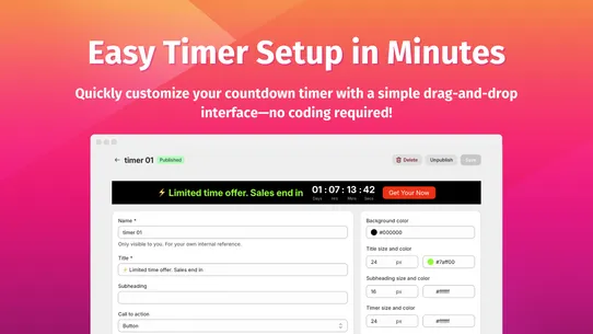 Countdownify: Sales Timer screenshot