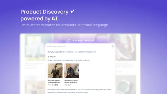 Angle: AI Product Finder &amp; FAQ screenshot