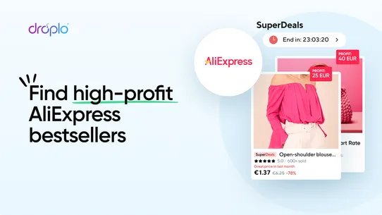 Droplo Dropshipping AliExpress screenshot