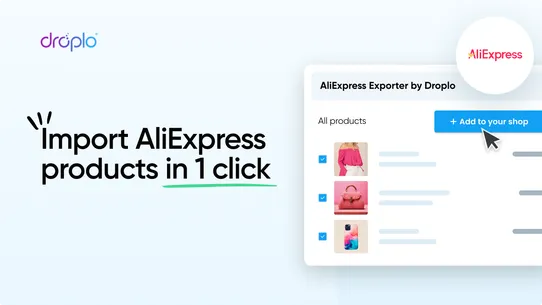 Droplo Dropshipping AliExpress screenshot