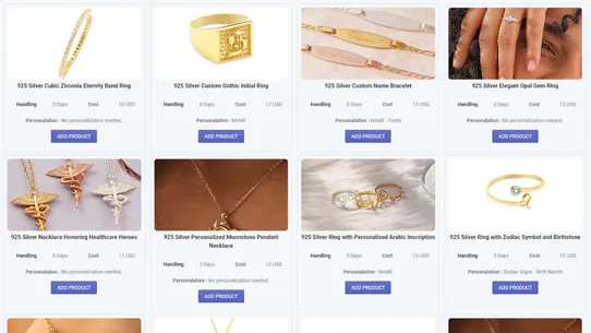 Gildsy Jewelry Dropshipping screenshot