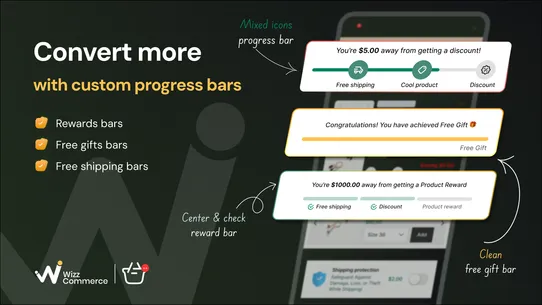 Snap Slide Cart &amp; Progress Bar screenshot