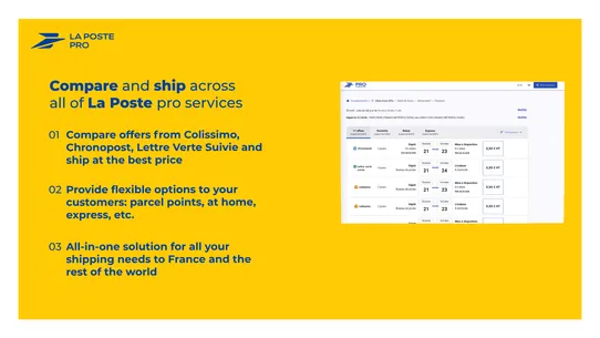 La Poste Pro Expéditions screenshot