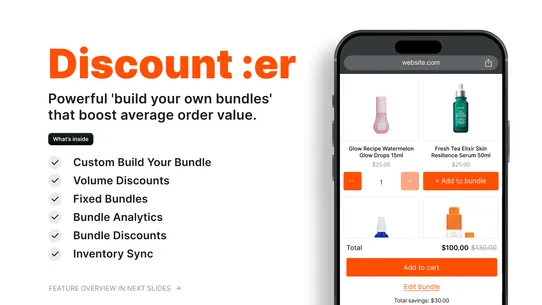 Discount :er ‑ Bundle Builder screenshot